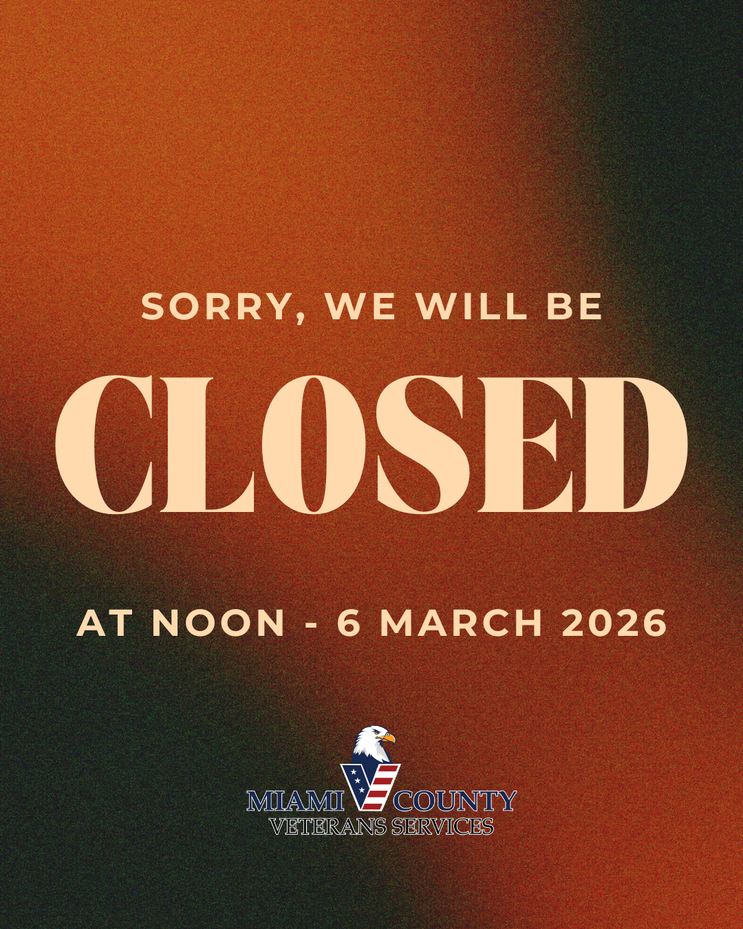 sorry, we will be (1)